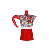 Bialetti X Dolce & Gabbana Sicilian 6-Cup Moka Express Italian Coffee Pot