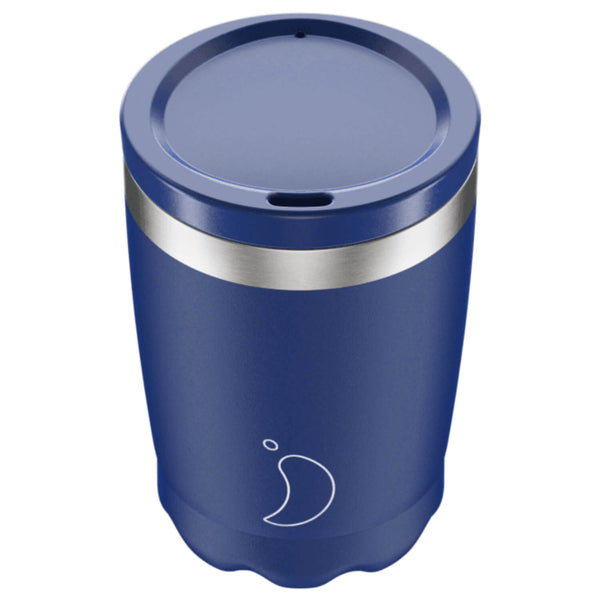 Chilly's 340ml Coffee Cup - Matte Blue