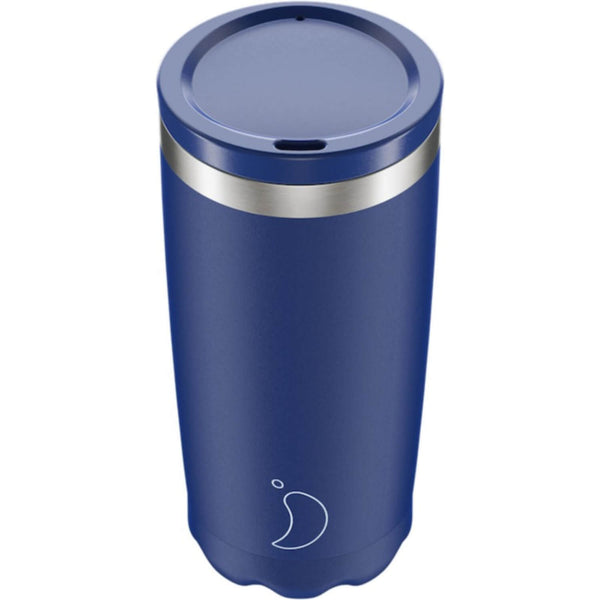 Chilly's 500ml Coffee Cup - Matte Blue
