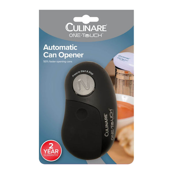 Culinare One-Touch Automatic Electric Can Opener - Black