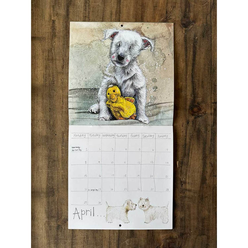 Buy Alex Clark | 2024 Calendar - Delightful Dogs – Potters Cookshop