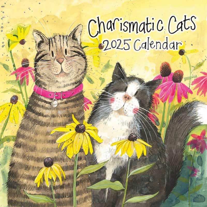 Alex Clark 2025 Calendar - Charismatic Cats
