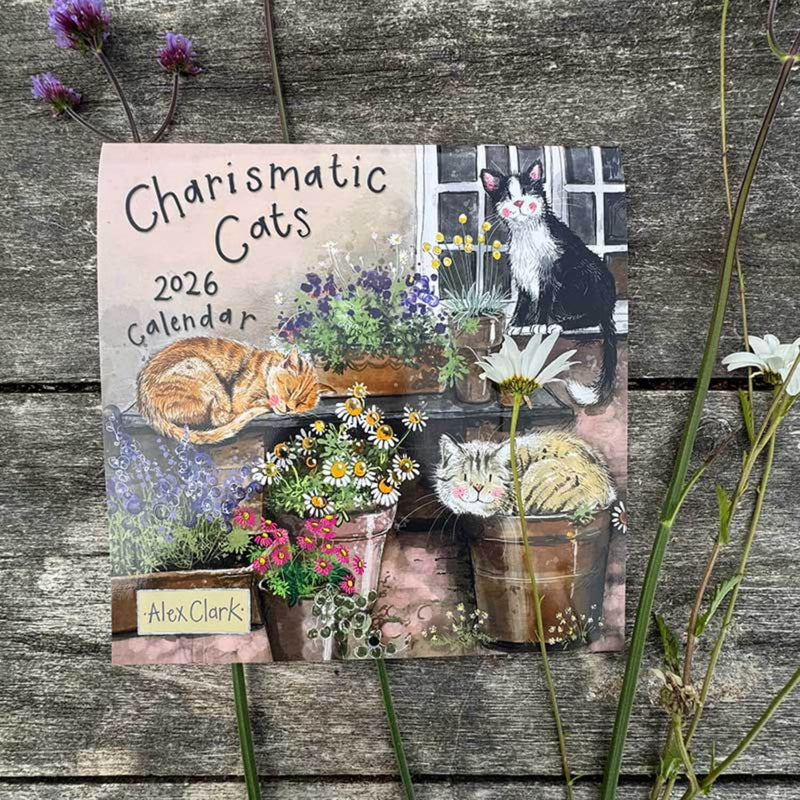 Alex Clark 2026 Calendar - Charismatic Cats