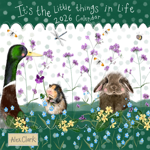 Alex Clark 2026 Calendar - It's The Little Things In Life