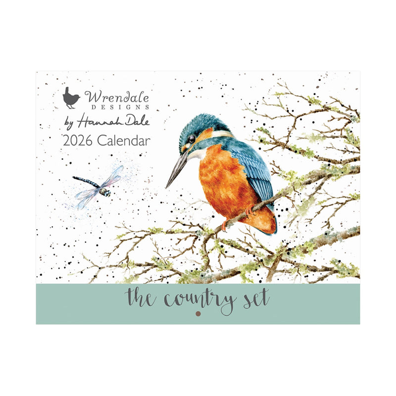 Wrendale Designs by Hannah Dale 2026 Landscape Calendar - The Country Set