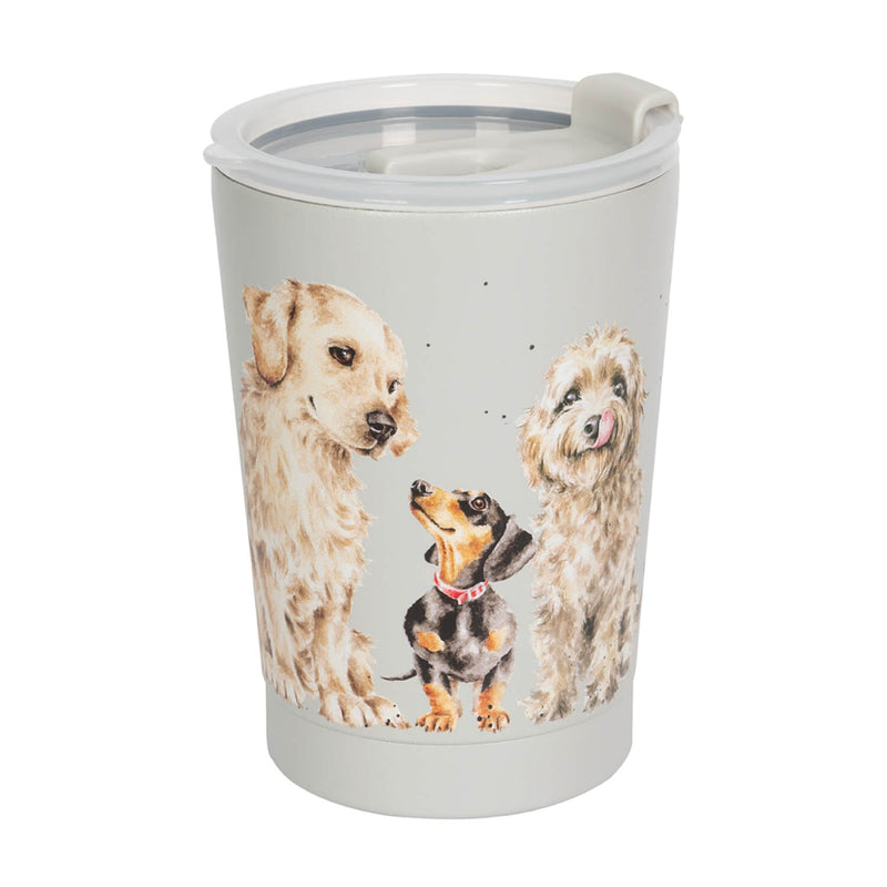 Wrendale Designs by Hannah Dale 320ml Thermal Travel Cup - A Dog's Life