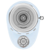 Smeg 50's Style Retro CGF03PBUK Coffee Grinder - Pastel Blue