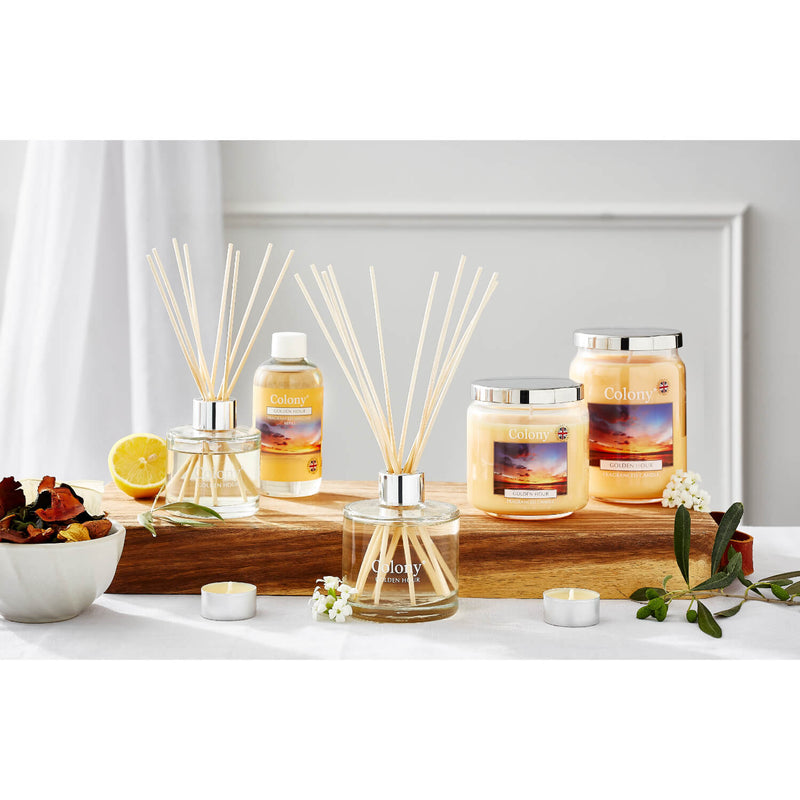 Wax Lyrical Colony Medium Scented Candle Jar - Golden Hour