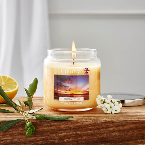 Wax Lyrical Colony Medium Scented Candle Jar - Golden Hour
