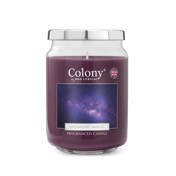 Wax Lyrical Colony Large Scented Candle Jar - Midnight Magic