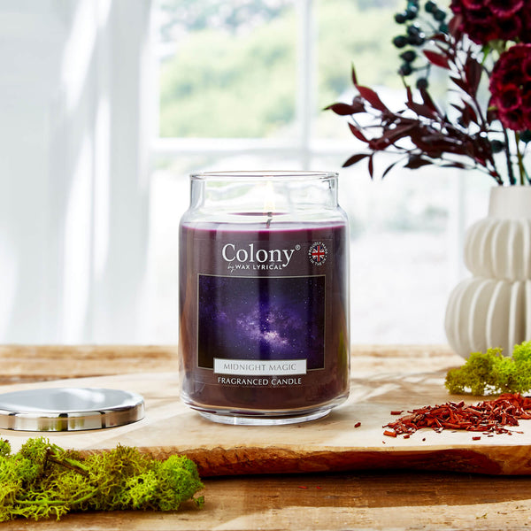 Wax Lyrical Colony Large Scented Candle Jar - Midnight Magic