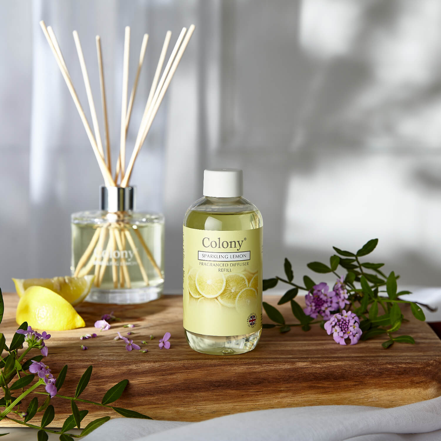 Colony Reed Diffuser Refills Buy Wax Lyrical | Colony 200ml Reed Diffuser Refill - Sparkling Lemon ...