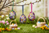 Elite Tins Cloisonné Mini Hanging Egg Shaped Tin - Assorted