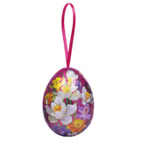 Elite Tins Cloisonné Mini Hanging Egg Shaped Tin - Assorted