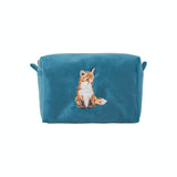Wrendale Designs by Hannah Dale Embroidered Make Up Bag - Daydreamer - Fox