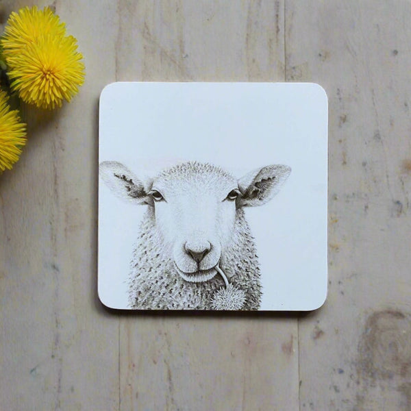 Katherine Sheard Coaster - Baaley Sheep