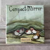 Alex Clark Vegan Leather Compact Mirror - Cat Whiskers