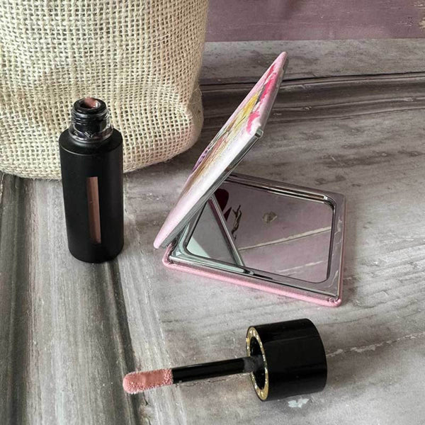 Alex Clark Vegan Leather Compact Mirror - Herbert