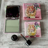 Alex Clark Vegan Leather Compact Mirror - Herbert
