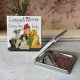 Alex Clark Compact Mirror - Crazy Dog Lady