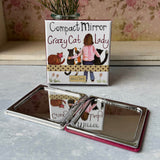 Alex Clark Compact Mirror - Crazy Cat Lady