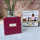 Alex Clark Compact Mirror - Crazy Cat Lady