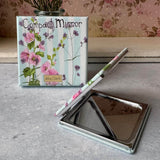 Alex Clark Compact Mirror - Garden Flowers