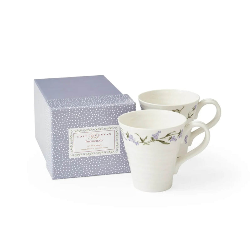 Sophie Conran Porcelain Set of 2 Mugs - Lavandula