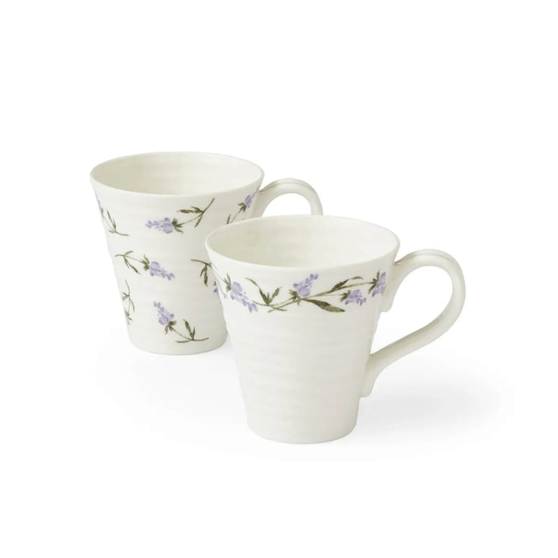 Sophie Conran Porcelain Set of 2 Mugs - Lavandula