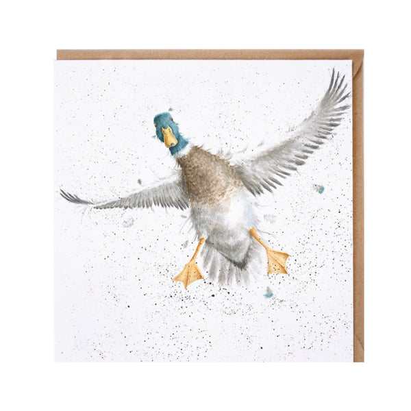 Wrendale Designs by Hannah Dale 'The Crash Landing' Card - Duck