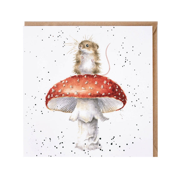 Wrendale Designs By Hannah Dale Card - He's A Fun-Gi - Mouse