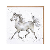 Wrendale Designs By Hannah Dale Card - Hot To Trot - Horse
