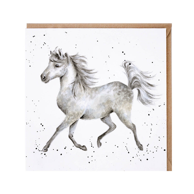 Wrendale Designs By Hannah Dale Card - Hot To Trot - Horse