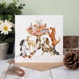 Wrendale Designs by Hannah Dale Card - Sunday Lunch - Dog