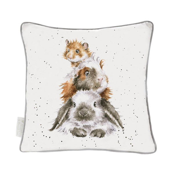 Wrendale Designs by Hannah Dale Cushion - Piggy In The Middle