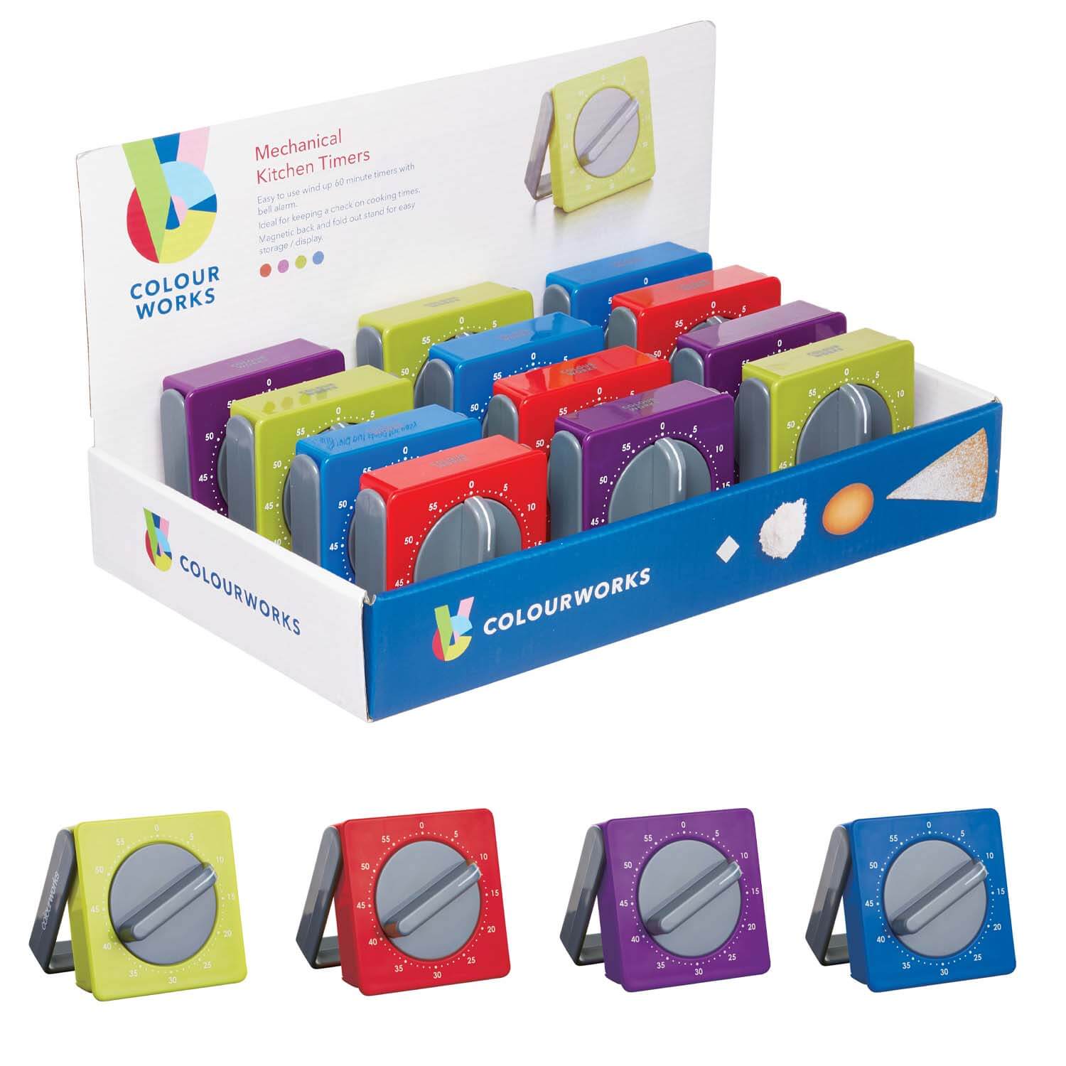 Buy Kitchencraft | Colourworks Mechanical Timer - Assorted Colours ...