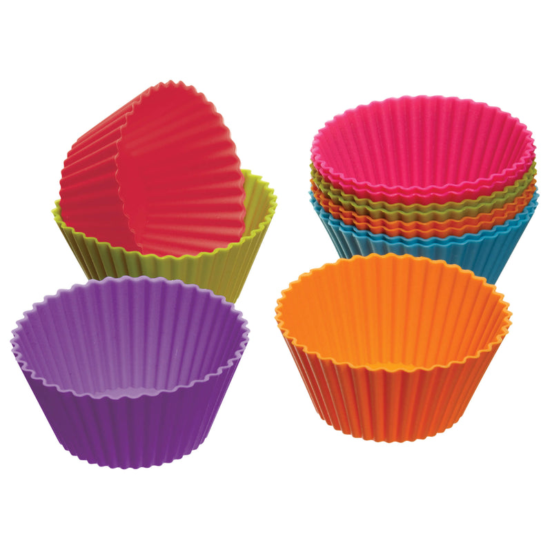 Colourworks Silicone Cupcake Cases - Pack Of 12