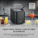 Caso Design Clear Ice Advanced Ice Cube Maker - Matte Black