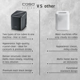 Caso Design Clear Ice Advanced Ice Cube Maker - Matte Black