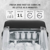 Caso Design IceChef Compact Ice Cube Maker - Black
