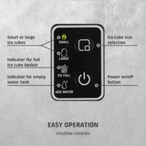 Caso Design IceChef Compact Ice Cube Maker - Black