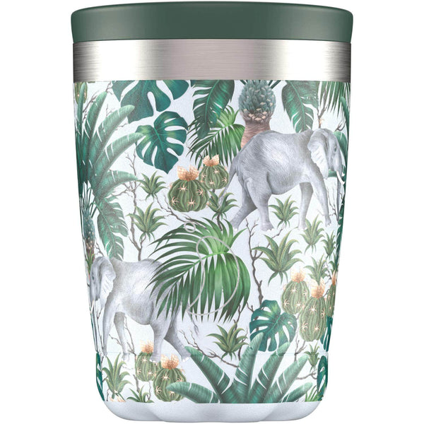 Chilly's 340ml Coffee Cup - Tropical Elephant