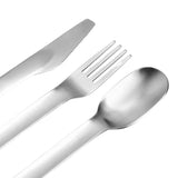 Chilly's 4-Piece Stainless Steel Cutlery Set - Abyss Black