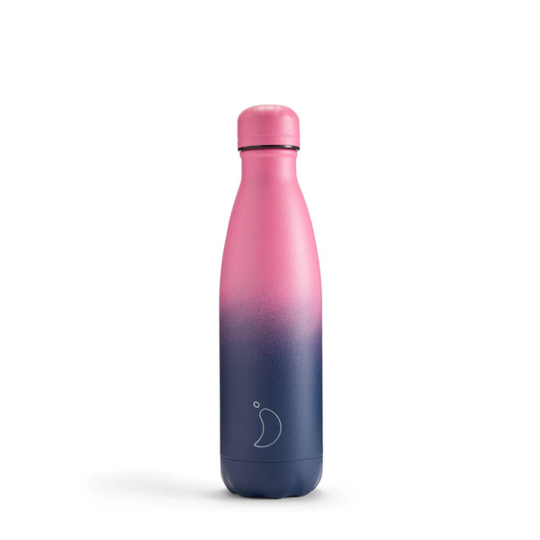 Chilly's Gradient 500ml Reusable Bottle - Pink Navy