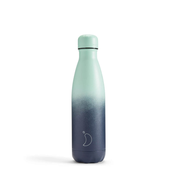Chilly's Gradient 500ml Reusable Water Bottle - Deep Spring