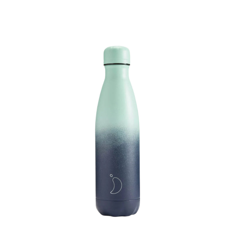 Chilly's Gradient 500ml Reusable Water Bottle - Deep Spring