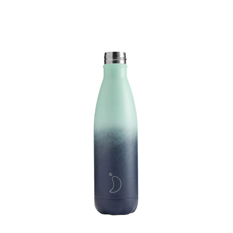 Chilly's Gradient 500ml Reusable Water Bottle - Deep Spring