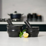 Cole & Mason Worcester Black Granite Pestle & Mortar - 18cm