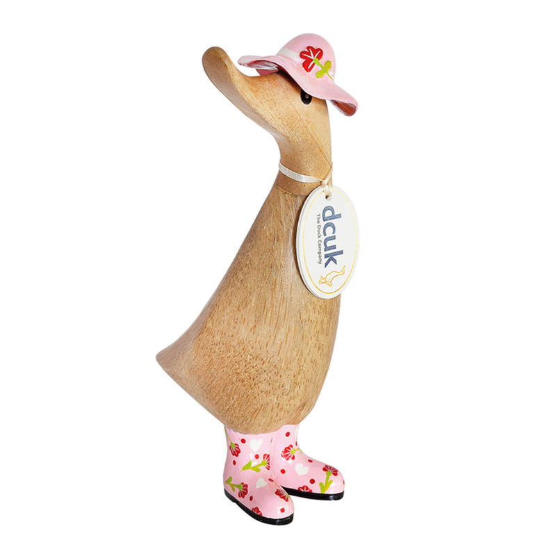 DCUK Ducklings Floral Hats & Welly Boots - Assorted