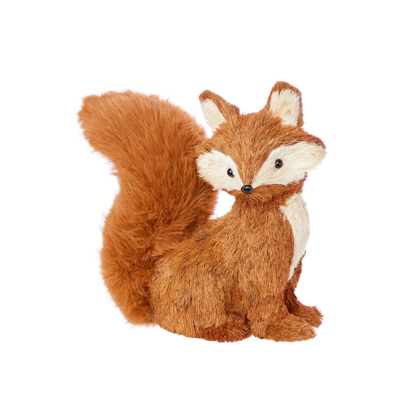Premier Rattan 28cm Decorative Ornament - Fox